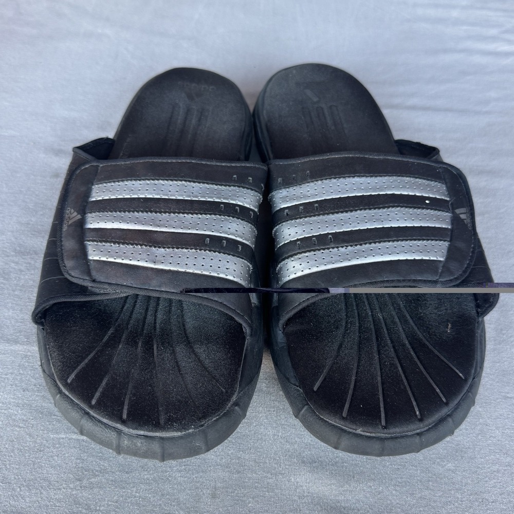 Size 12 - Adidas Superstar SS 2G Slides Sandals Fitfoam Comfort Black Men's